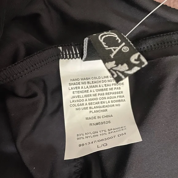 BECCA Prism High Leg One Piece Swimsuit-Scoop Neck, Open Back Design - Picture 3 of 9